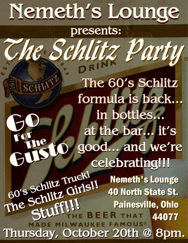 SCHLITZ PARTY!!! 11/20/08